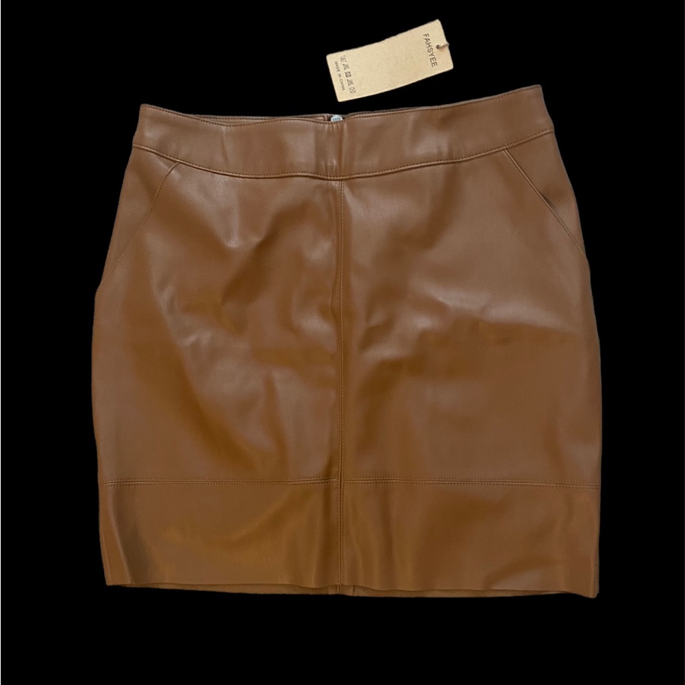 Womens Leather Skirt